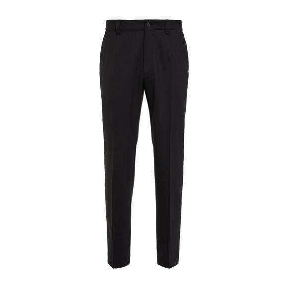 DOLCE & GABBANA Wool-Blend Black Straight leg Pants Size 2 - Picture 1 of 8